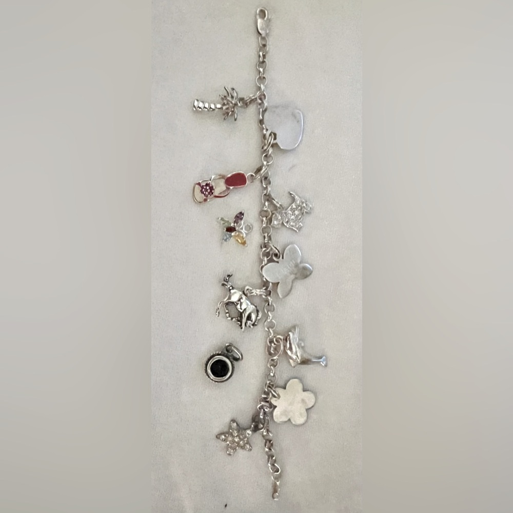 Thoughtful Impressions Sterling silver charm bracelet
